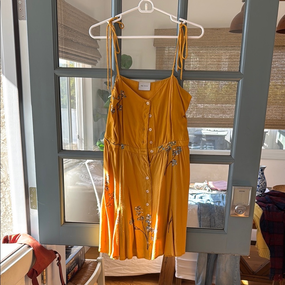 Floral Yellow Dress